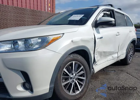 2018 Toyota Highlander Hybrid Xle from USA, damaged, VIN 5TDJGRFH8JS042397